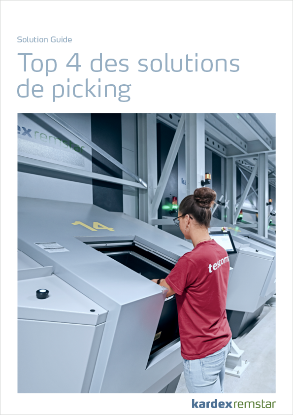 Prélèvement via un Kardex Miniload-in-a-Box