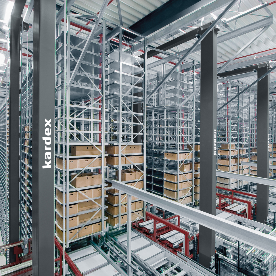 Bin Conveyor System Goods To Person Automated Storage Kardex