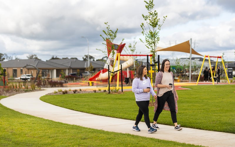 Parkland being used by the community