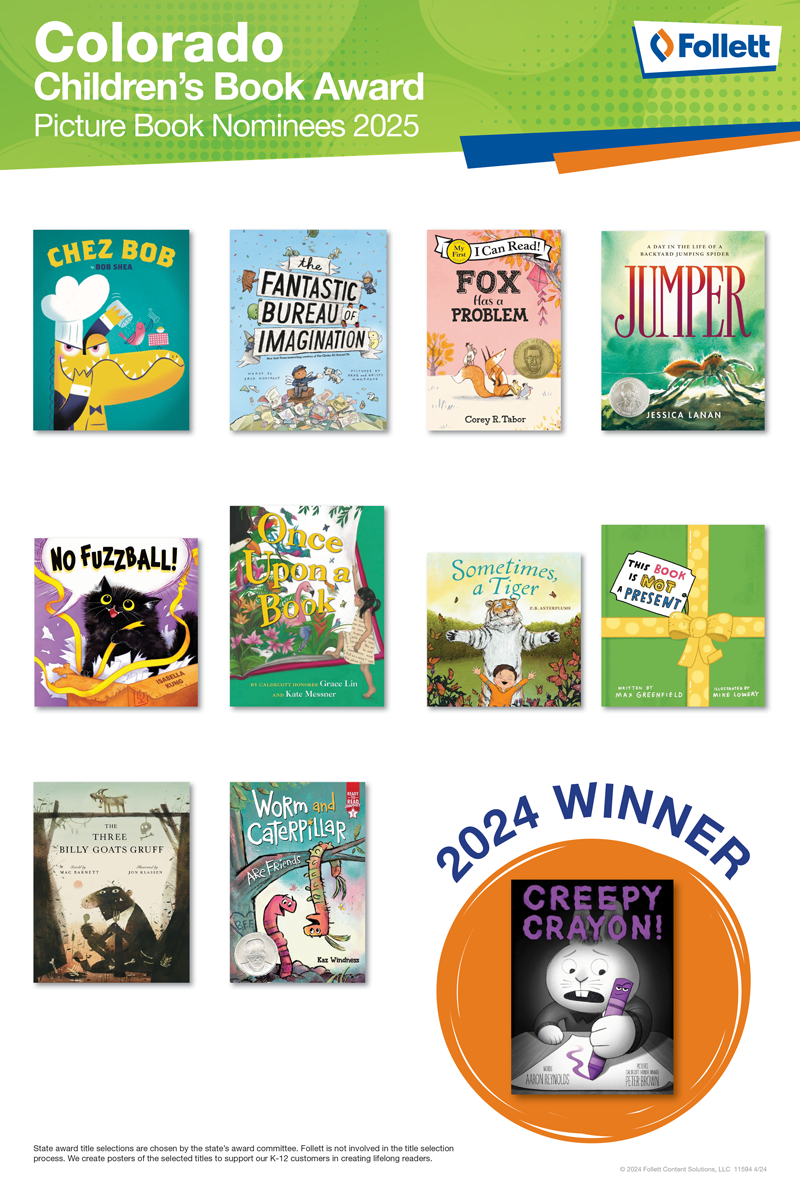 Colorado Childrens Picture Book Award 2025 State Award