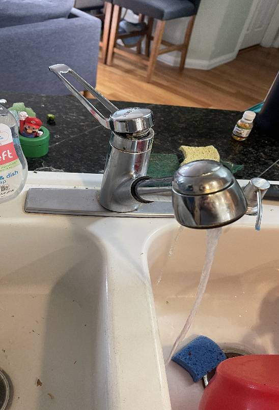 A Leaking Kitchen faucet