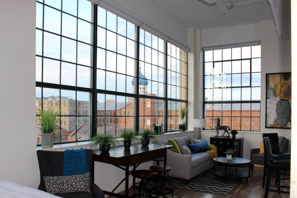 A cozy, well-insulated living room in a Milwaukee home