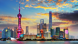 Shanghai, China cityscape