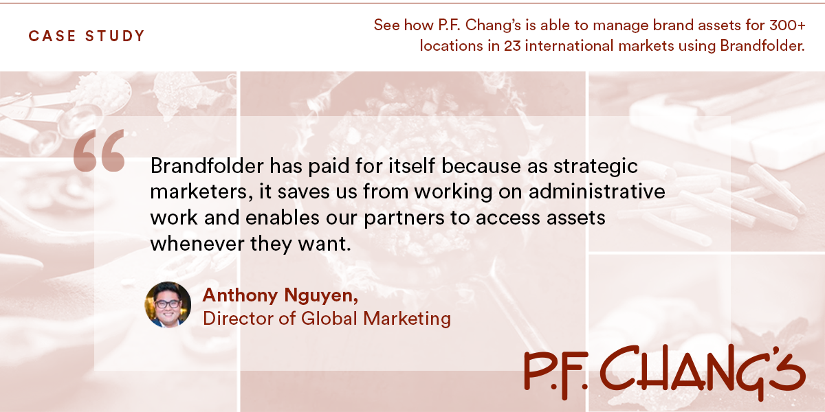 quote from PF Chang's case study
