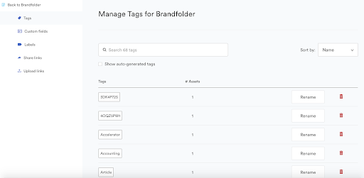 Brandfolder asset bulk management