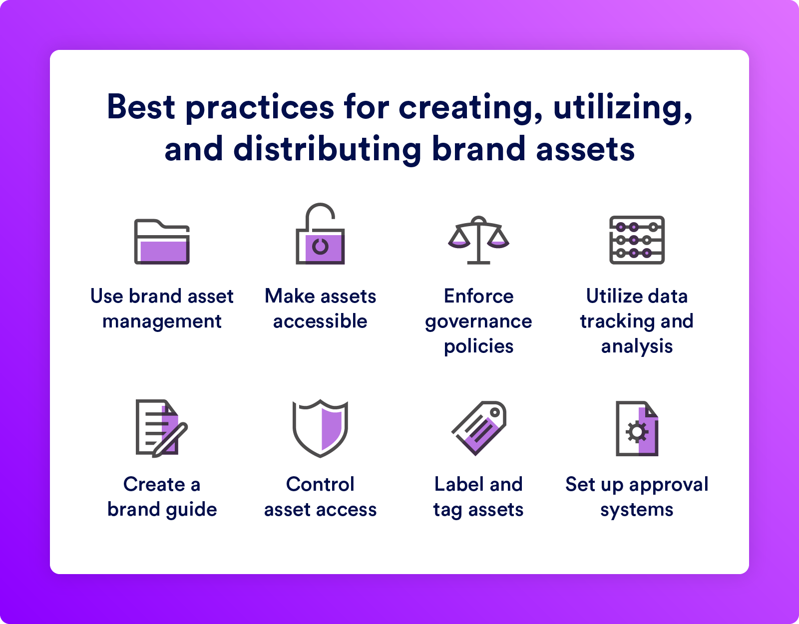 8 best practices for creating and using brand assets