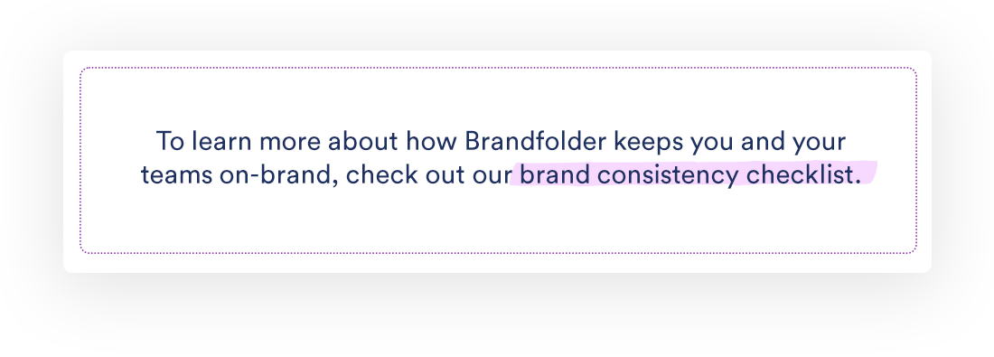 Brand Consistency Checklist