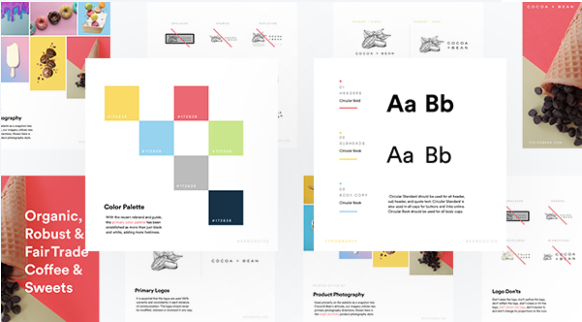 View of brand guidelines in Brandfolder