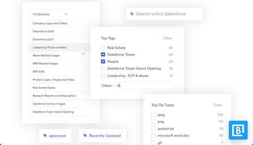 View of asset tagging in Brandfolder