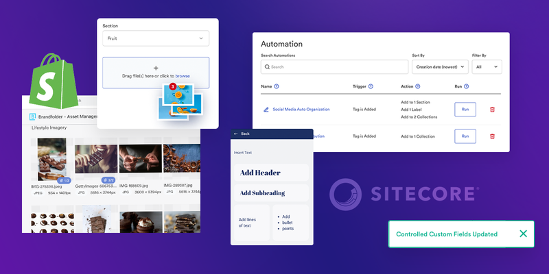 December Feature Roundup: Shopify, Sitecore, Automations