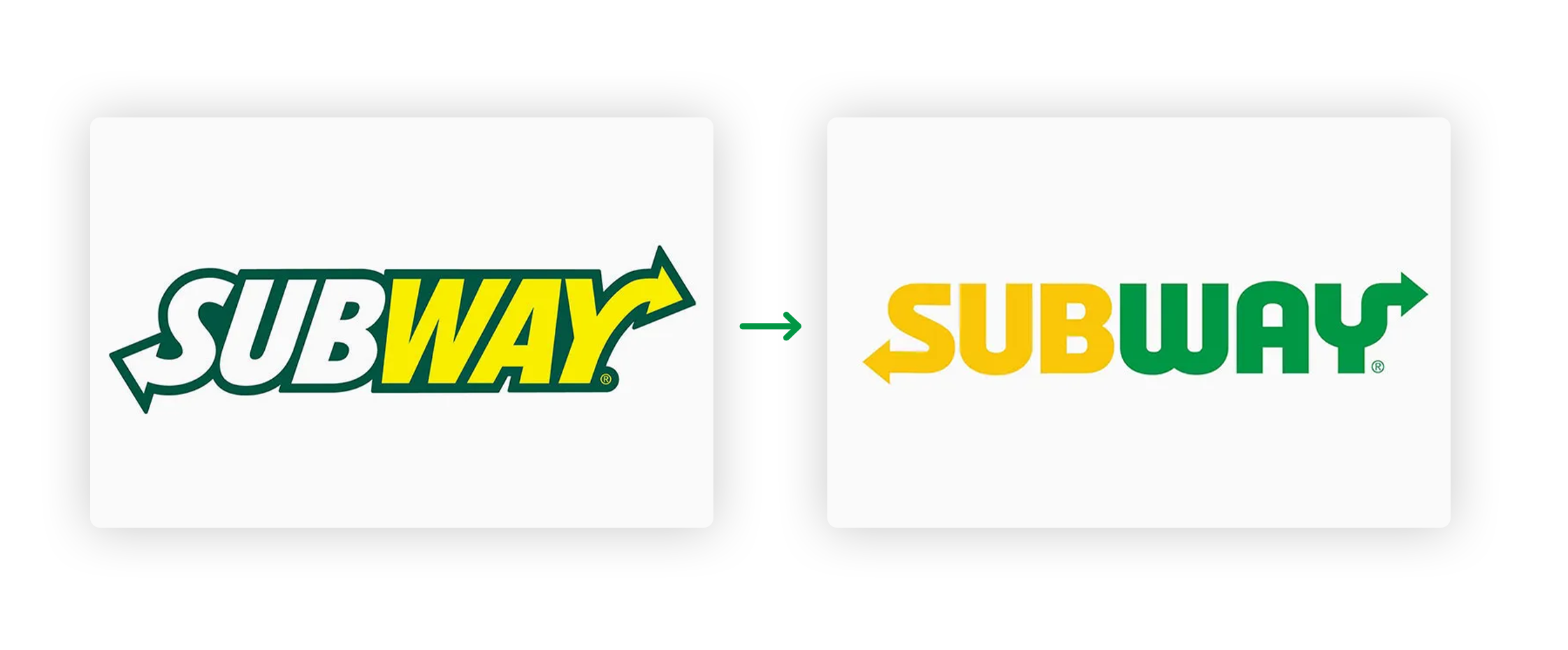 Subway Rebrand