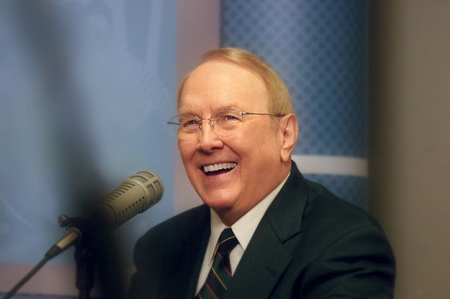 Dr. James Dobson visits with Family Talk Listeners