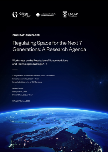Regulating Space for the Next 7 Generations: A Research Agenda Foundation Paper