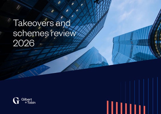 Merger reforms in Australia
