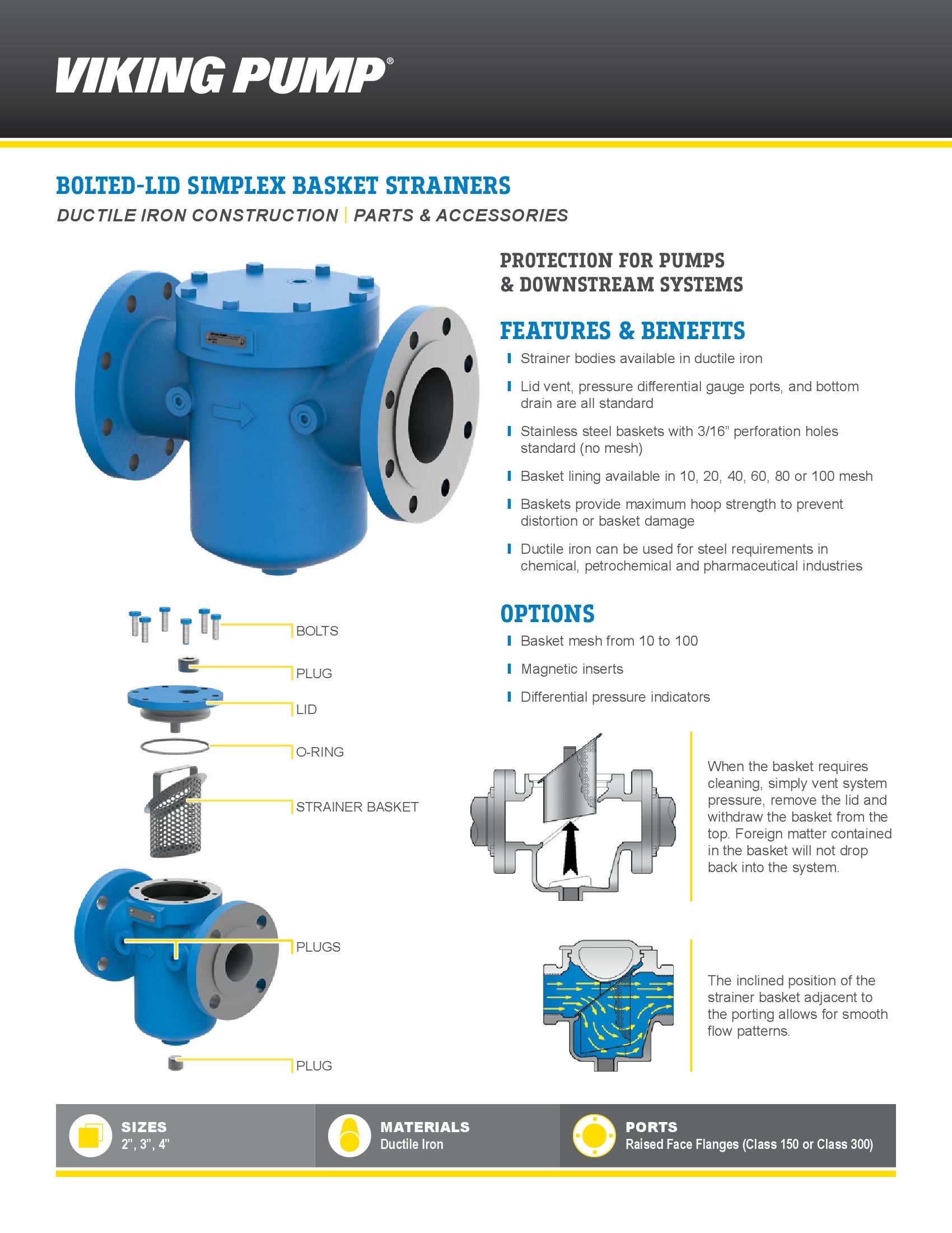 Flyer | Form 1987 | Bolted Lid Strainers