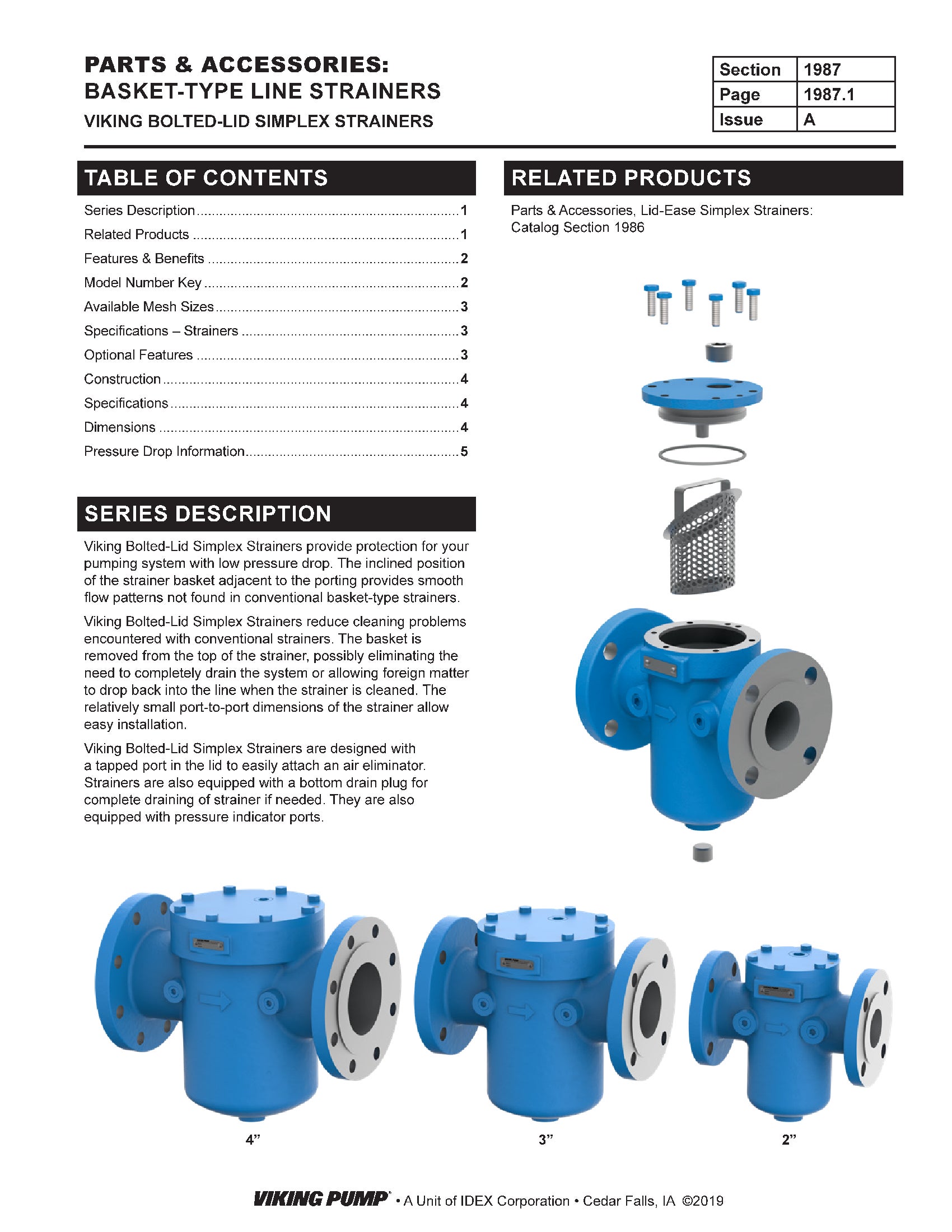 Catalog Section | 1987