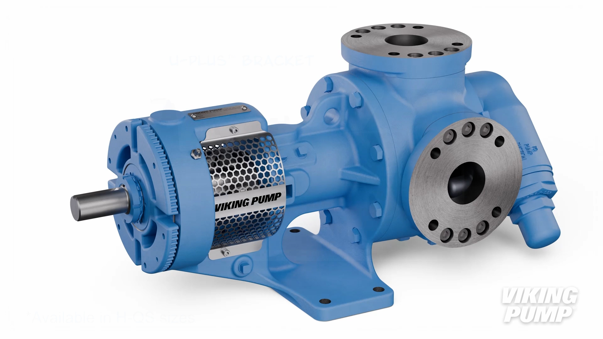 3D render of whole modular pump with window guards