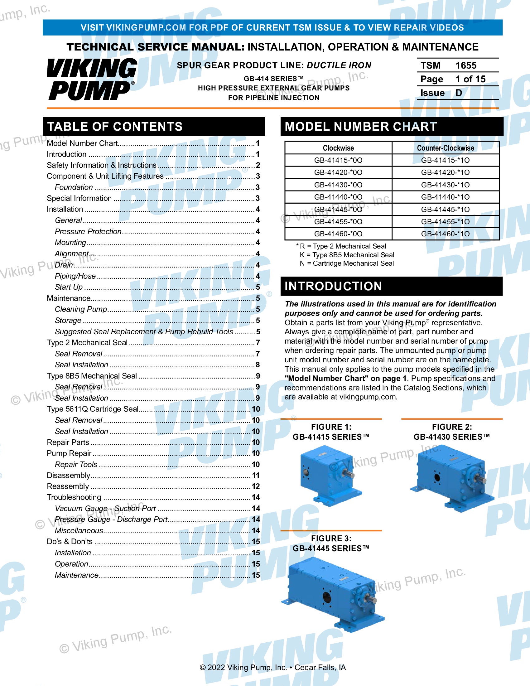Service Manual | 1655