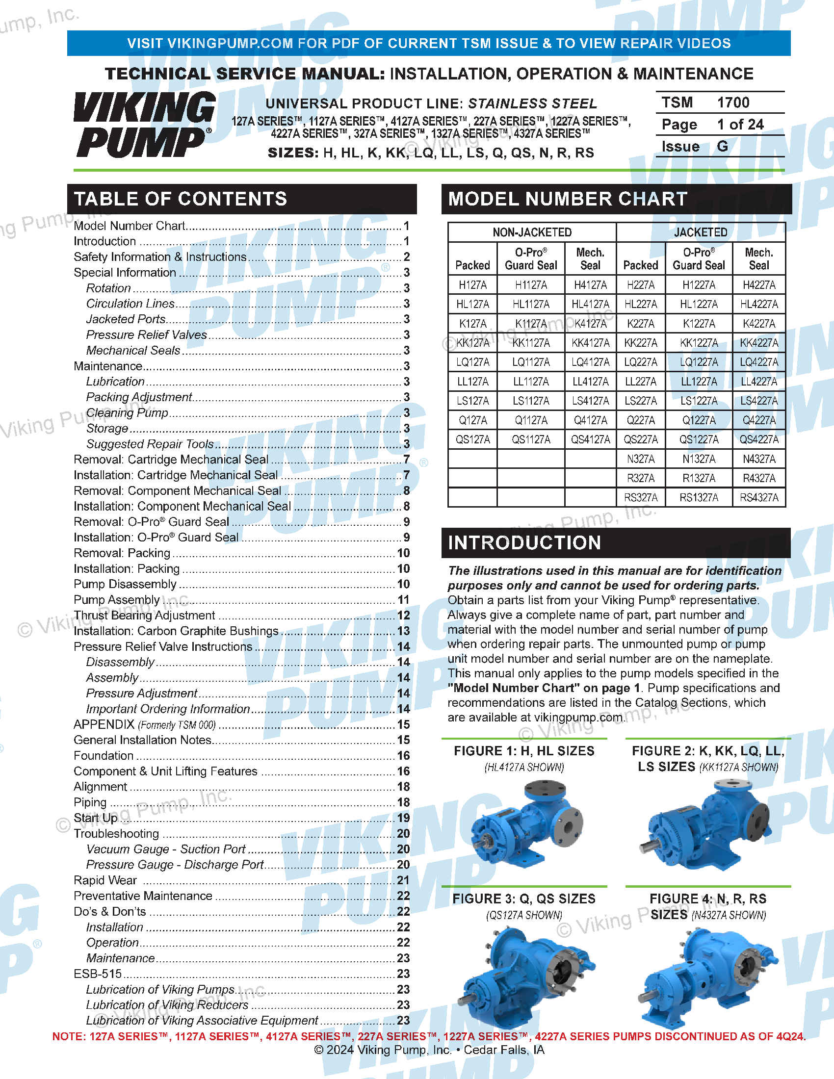 Service Manual | 1700