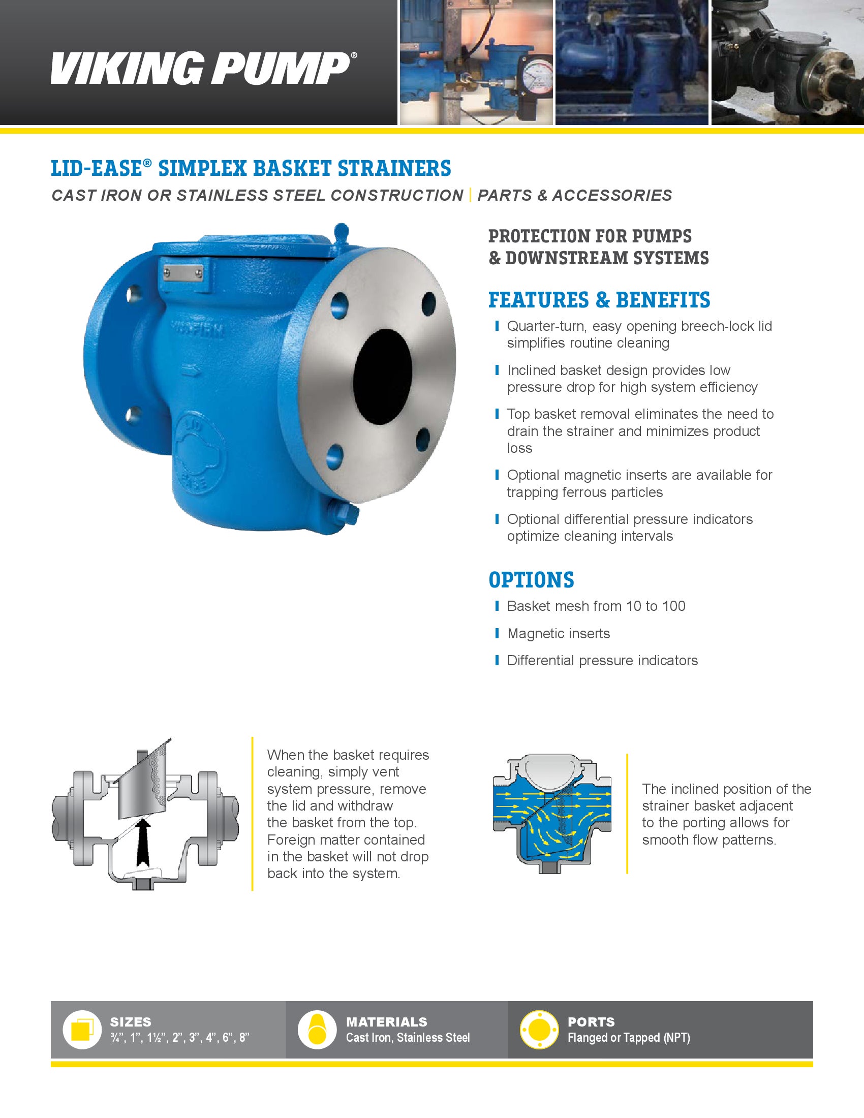 Flyer | Form 1986 | Lid-Ease Strainers