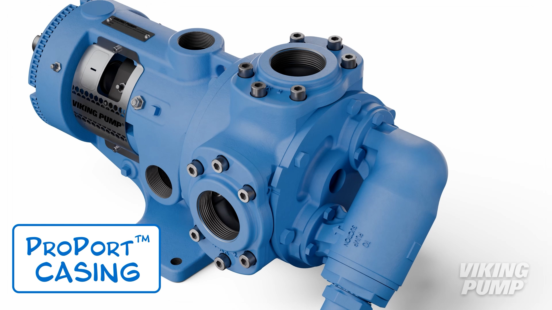 ProPort casing with NPT ports attached