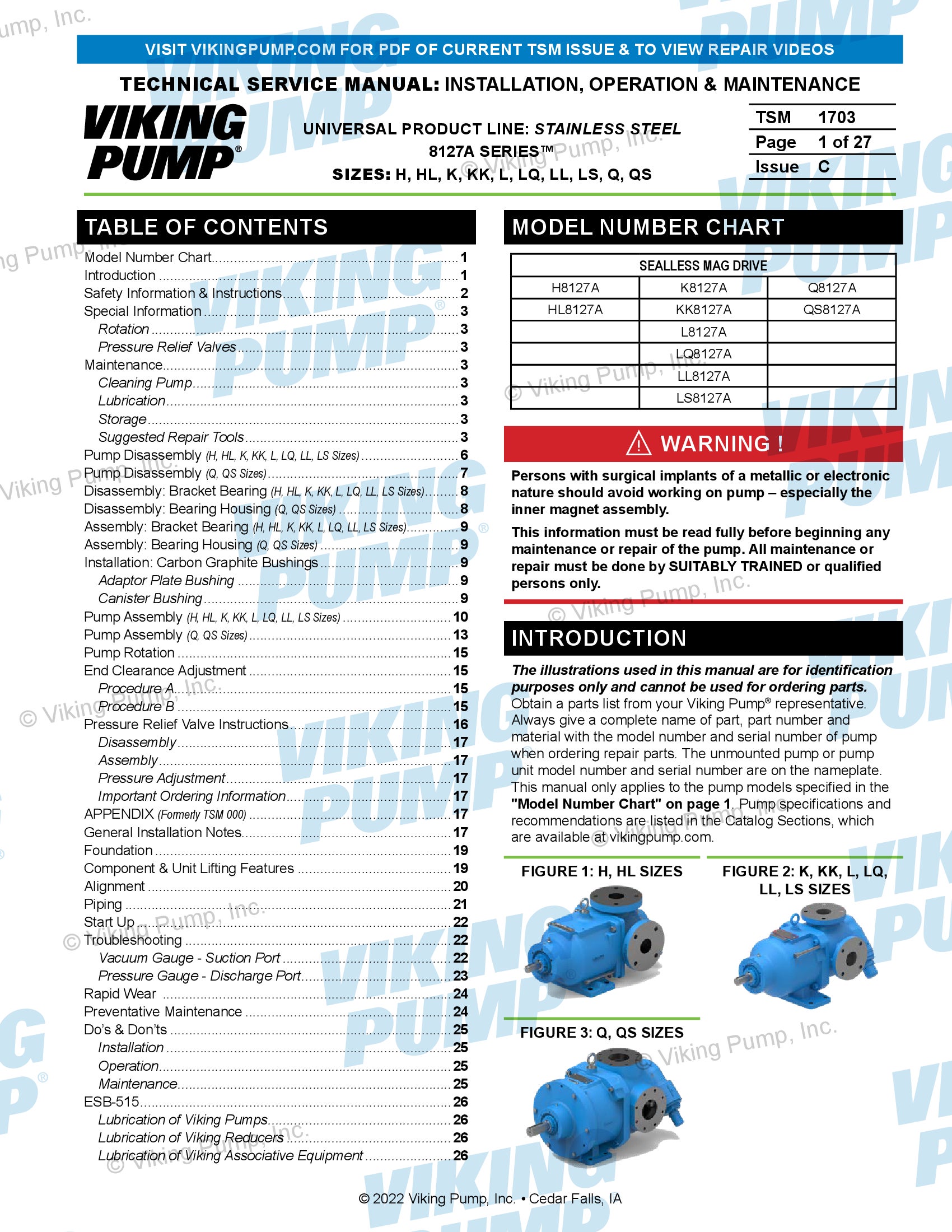Service Manual | 1703