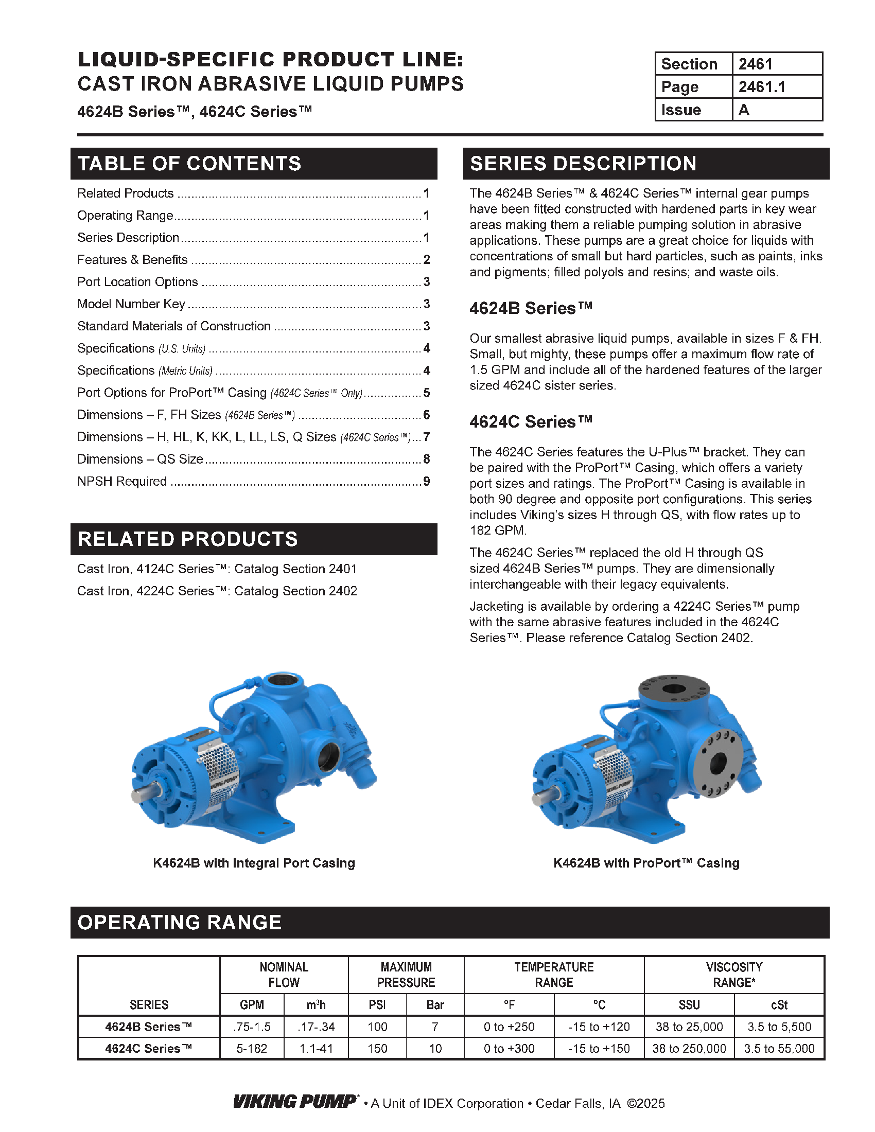 Catalog Section | 2461 Abrasive Liquid