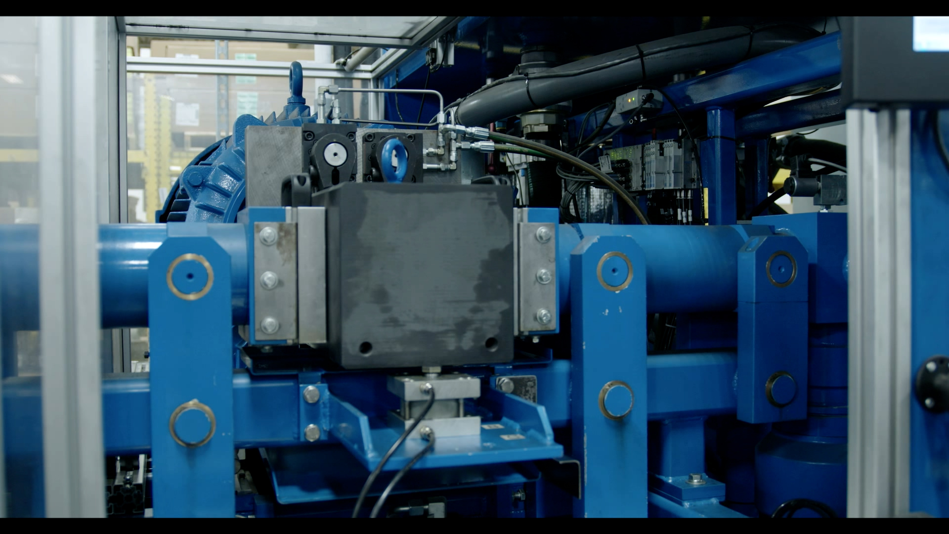 Pipeline injection external gear pump being testing on the LACT test stand