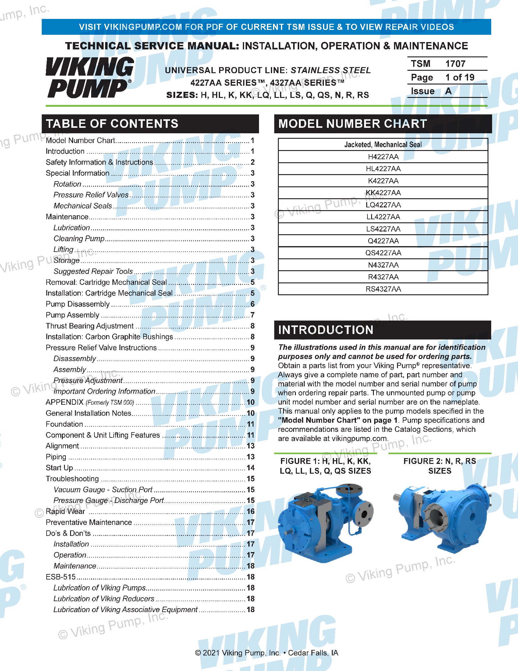 Service Manual | 1707 AA
