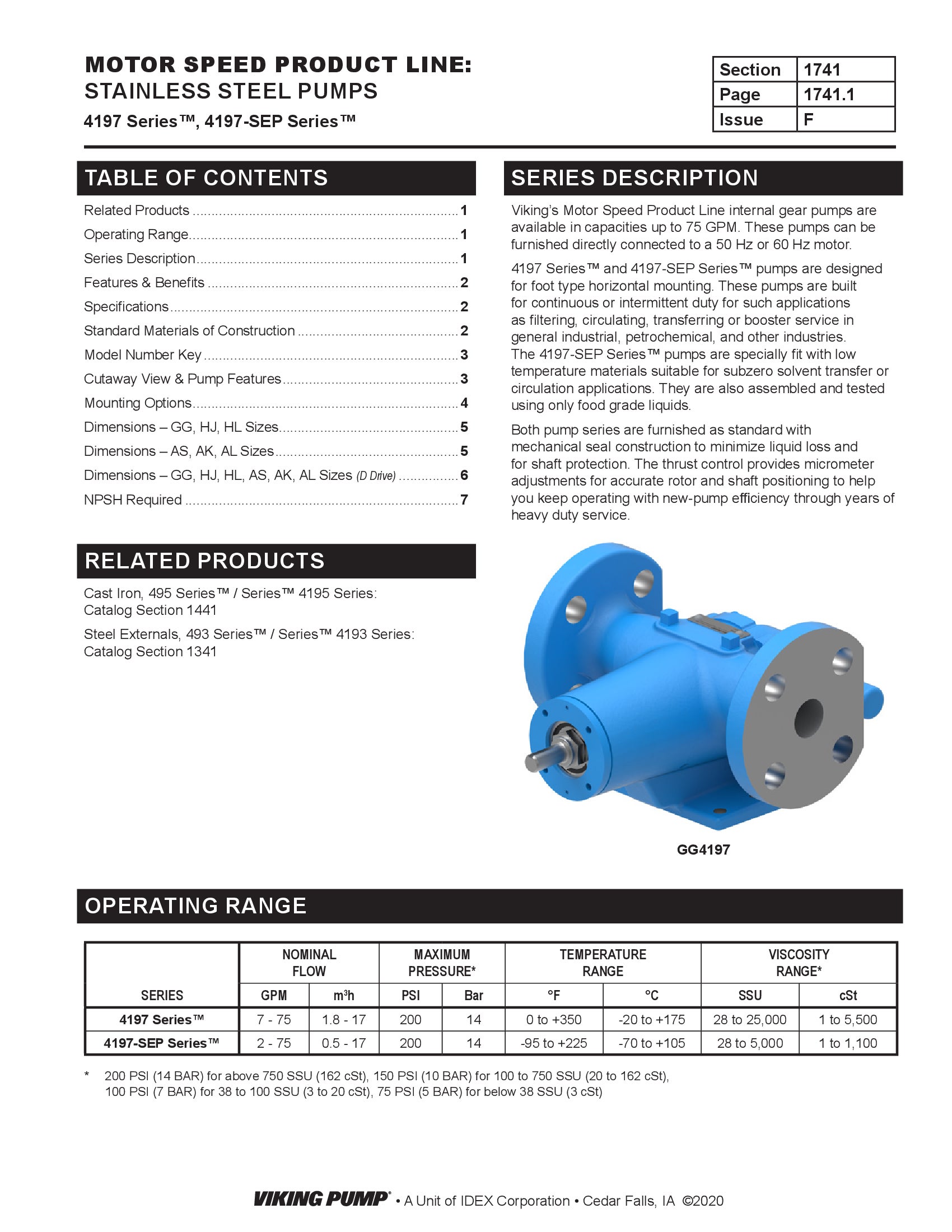 Catalog Section | 1741
