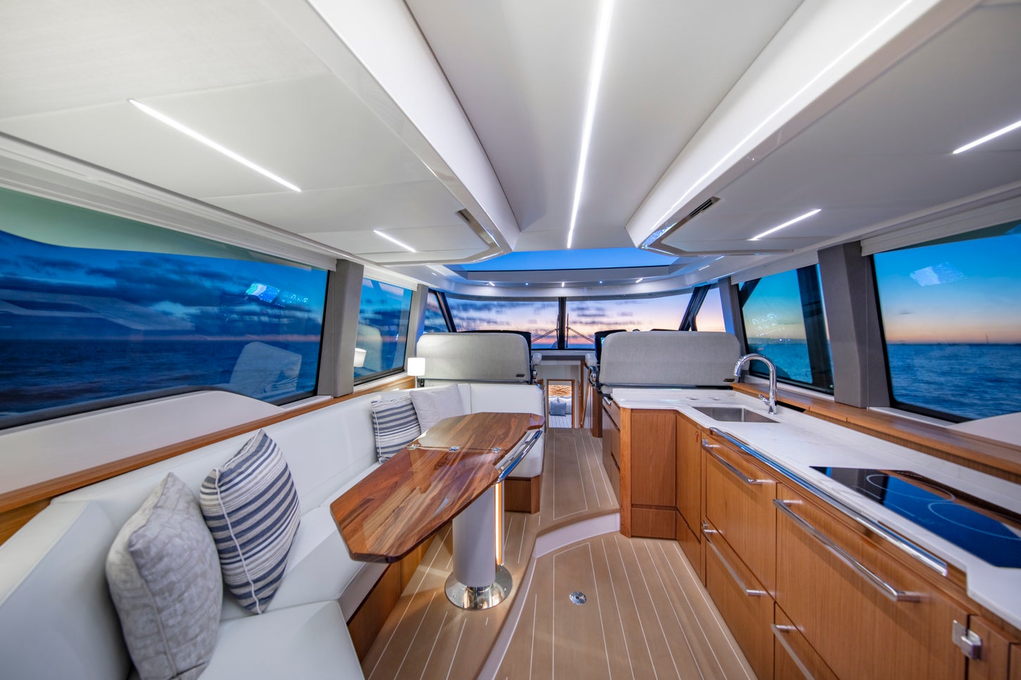 EX 60 | Portside Lounge and Starboard Galley