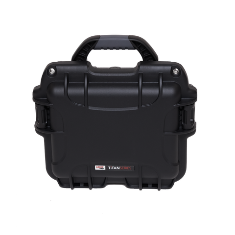 Waterproof case w/ divider system; 9.4"x7.4"x5.5"