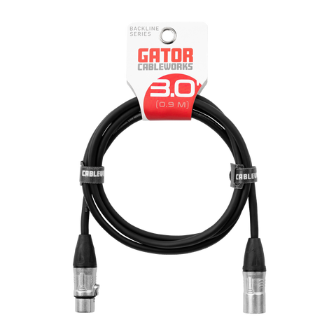 3 Foot XLR Microphone Cable
