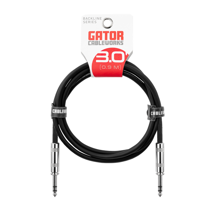 3-foot TRS ¼” Male to Male Balanced Patch Cable