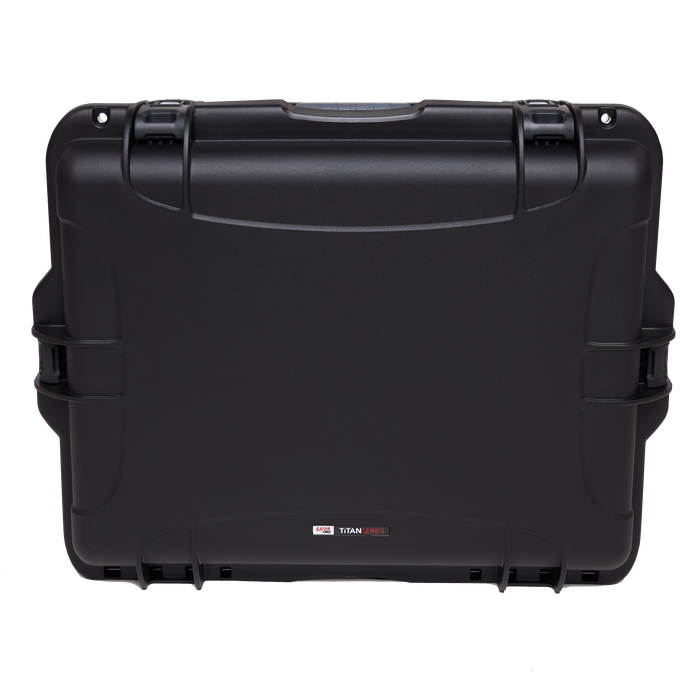 Waterproof case w/ divider system; 22"x17"x8.2"