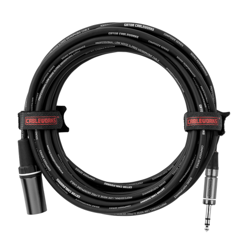 20 Foot XLR M to TRS Cable