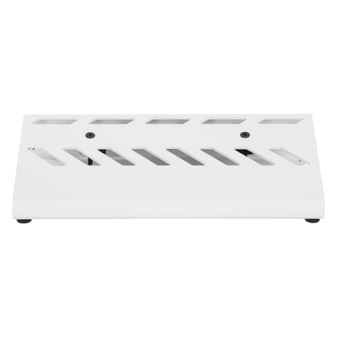 White Aluminum Pedal Board; Small w/ Carry Bag