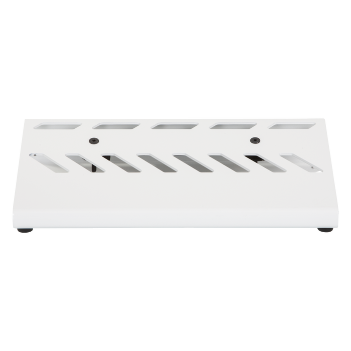 White Aluminum Pedal Board; Small w/ Carry Bag