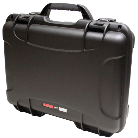 Waterproof case w/ diced foam; 13.2"x9.2"x3.8"