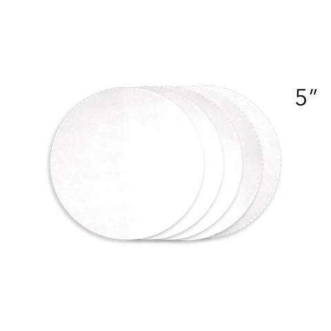 5 pack of 5 inch MERV 13 filters - GBELLCVR0405BK