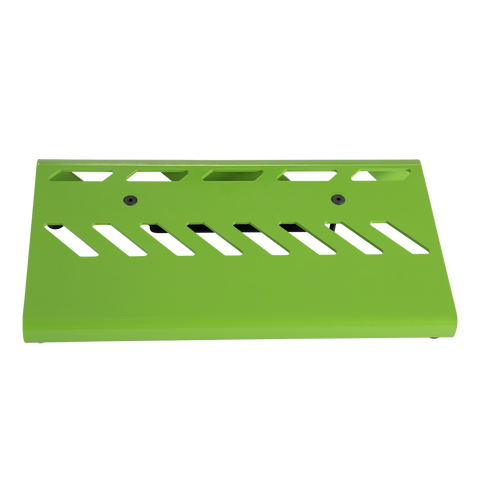Green Aluminum Pedal Board; Small w/ Carry Bag