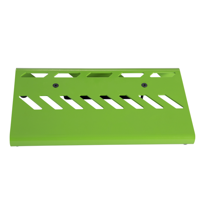 Green Aluminum Pedal Board; Small w/ Carry Bag