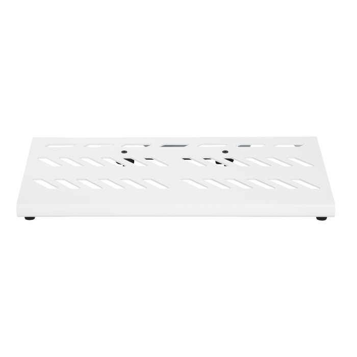 White Aluminum Pedal Board; Large w/ Carry Bag