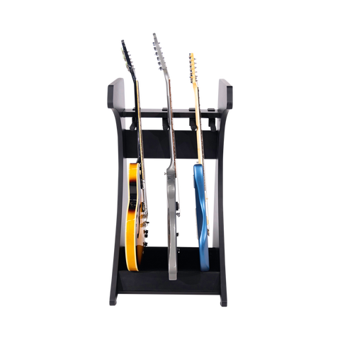 Elite Three Electric/Acoustic Guitar Rack – BLK