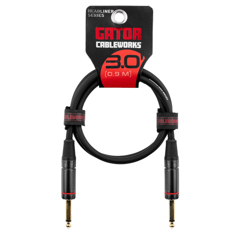 3 Foot Strt to Strt Instrument Cable - Headliner