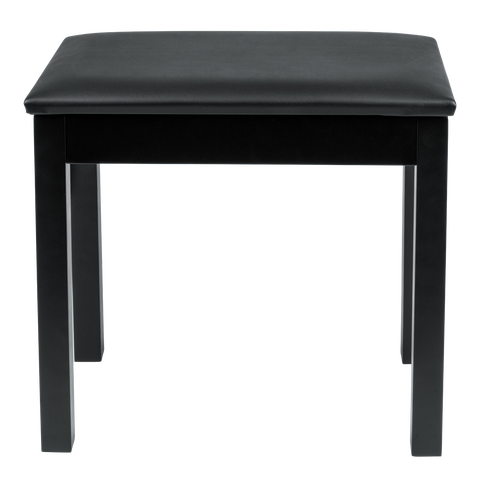 Deluxe Wooden Piano Bench In Black