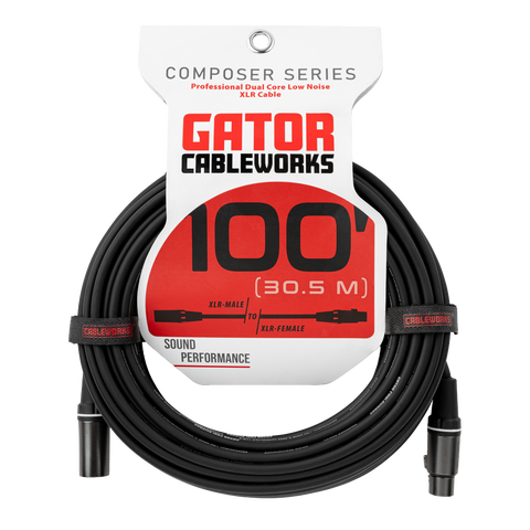 100 Foot XLR Microphone Cable - Composer
