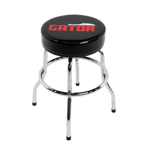 Gator branded 24” padded swivel  player's stool