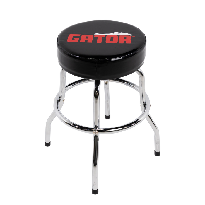 Gator branded 24” padded swivel  player's stool