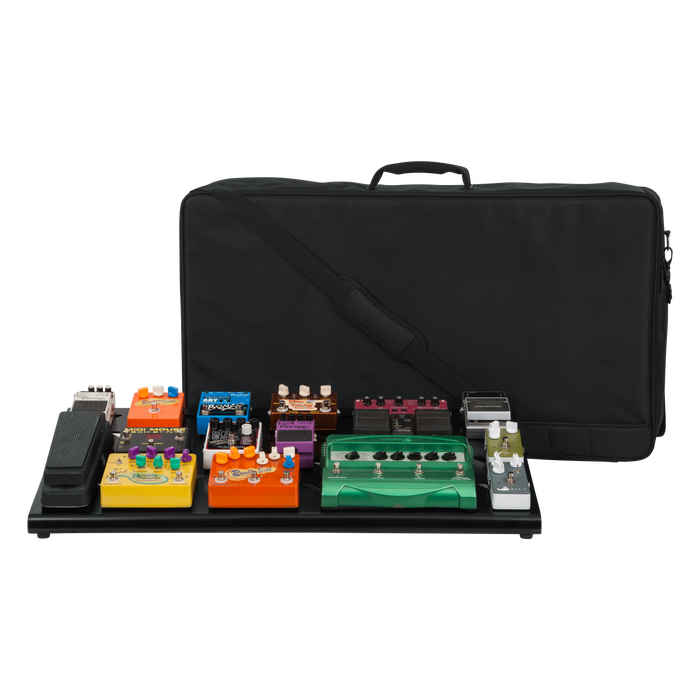 Black Aluminum Pedal Board; XL w/ Carry Bag